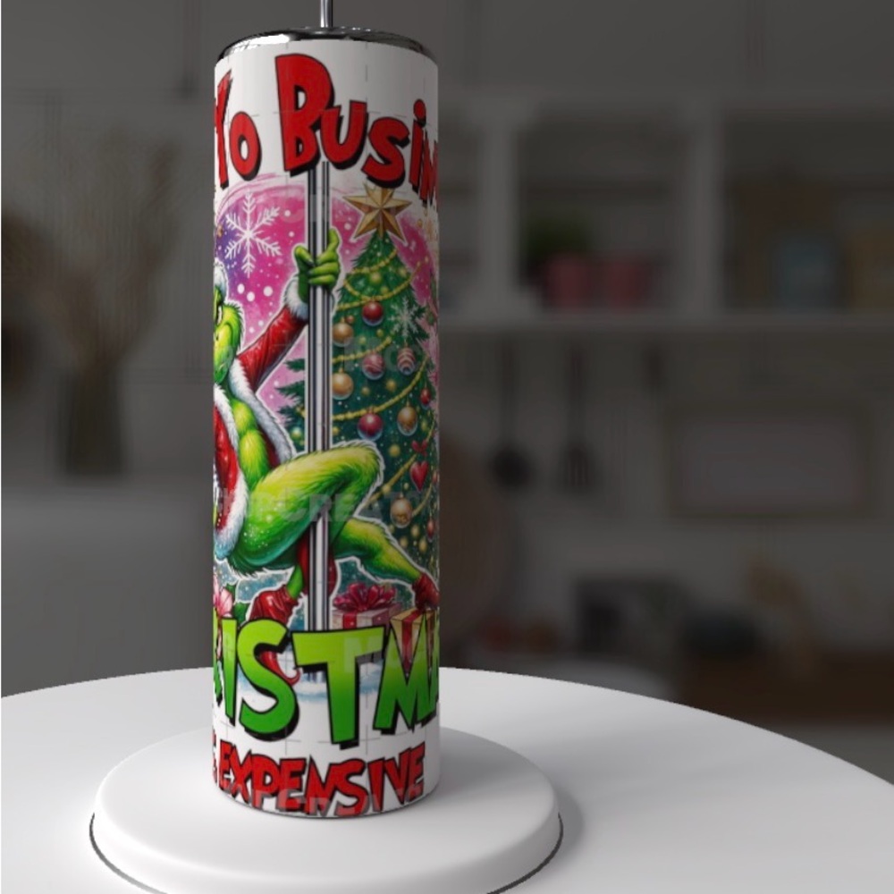 Grinch Holiday Tumbler - Picture 3 of 4